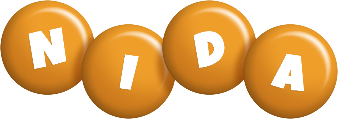 Nida candy-orange logo