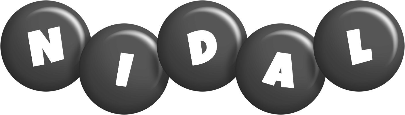 Nidal candy-black logo