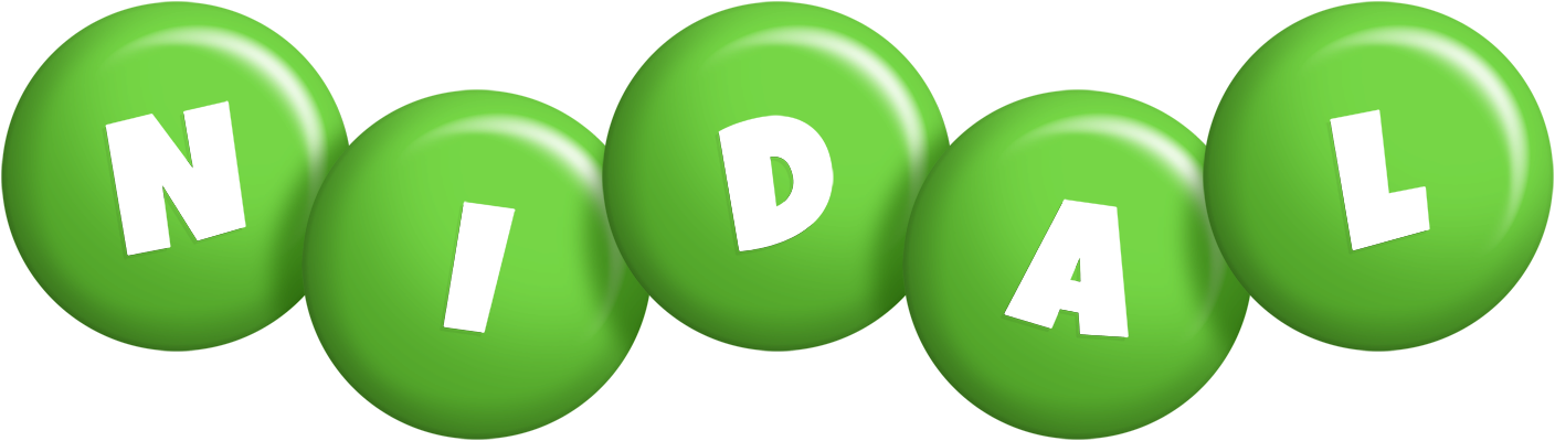 Nidal candy-green logo
