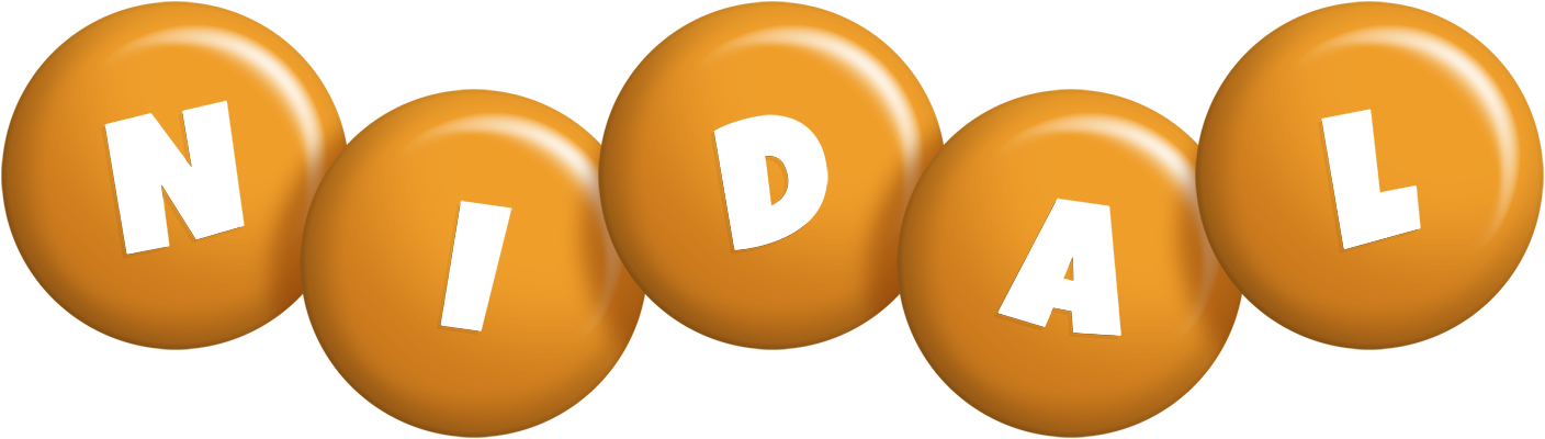 Nidal candy-orange logo