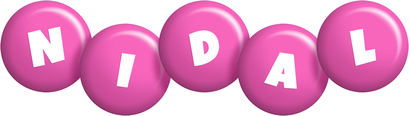 Nidal candy-pink logo