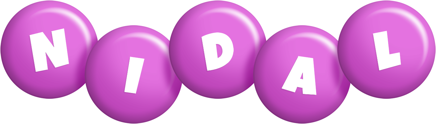 Nidal candy-purple logo
