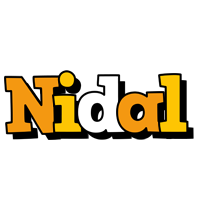 Nidal cartoon logo