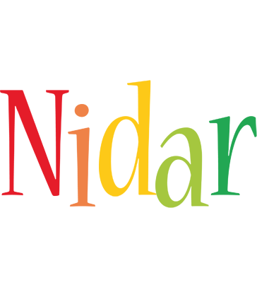 Nidar birthday logo