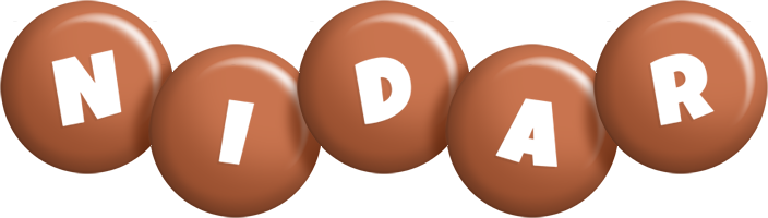 Nidar candy-brown logo