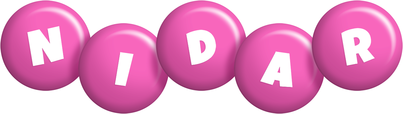 Nidar candy-pink logo