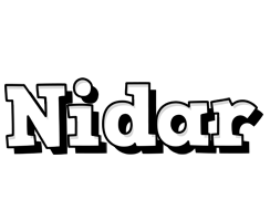 Nidar snowing logo