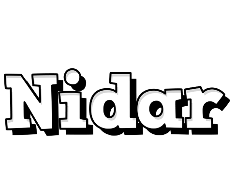Nidar snowing logo