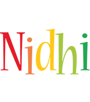 Nidhi birthday logo