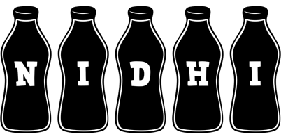 Nidhi bottle logo