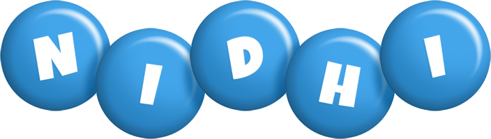 Nidhi candy-blue logo