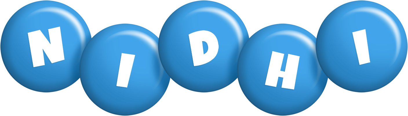 Nidhi candy-blue logo