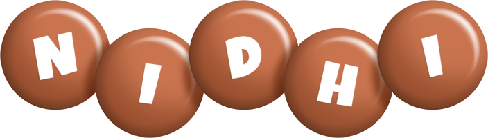 Nidhi candy-brown logo