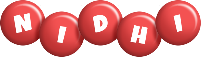Nidhi candy-red logo