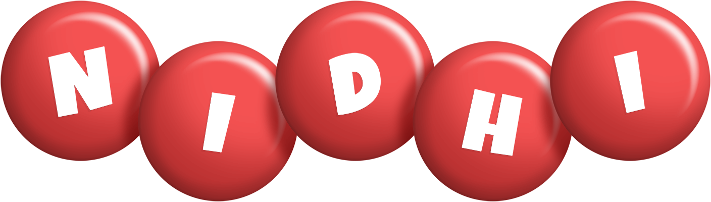 Nidhi candy-red logo