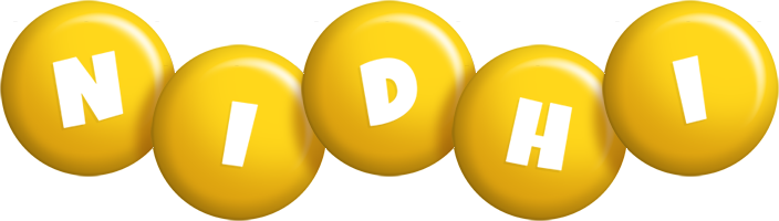 Nidhi candy-yellow logo
