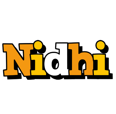 Nidhi cartoon logo