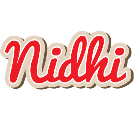 Nidhi chocolate logo