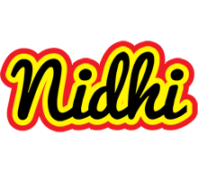 Nidhi flaming logo