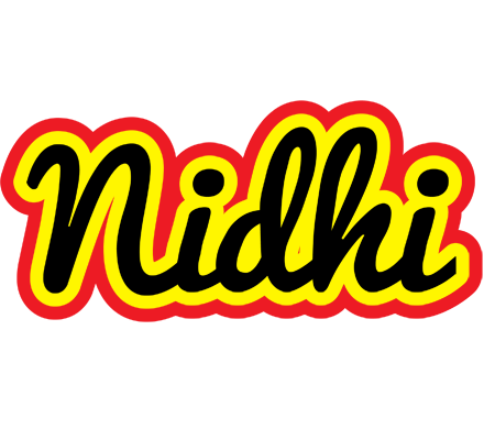 Nidhi flaming logo