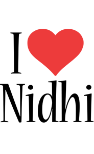 Nidhi i-love logo
