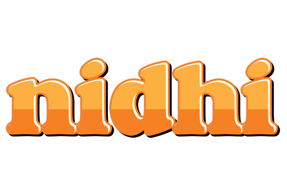 Nidhi orange logo
