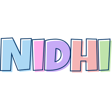 Nidhi pastel logo