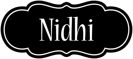 Nidhi welcome logo
