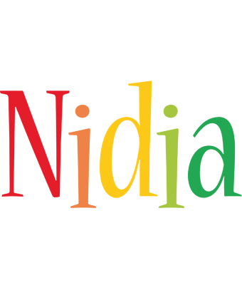 Nidia birthday logo