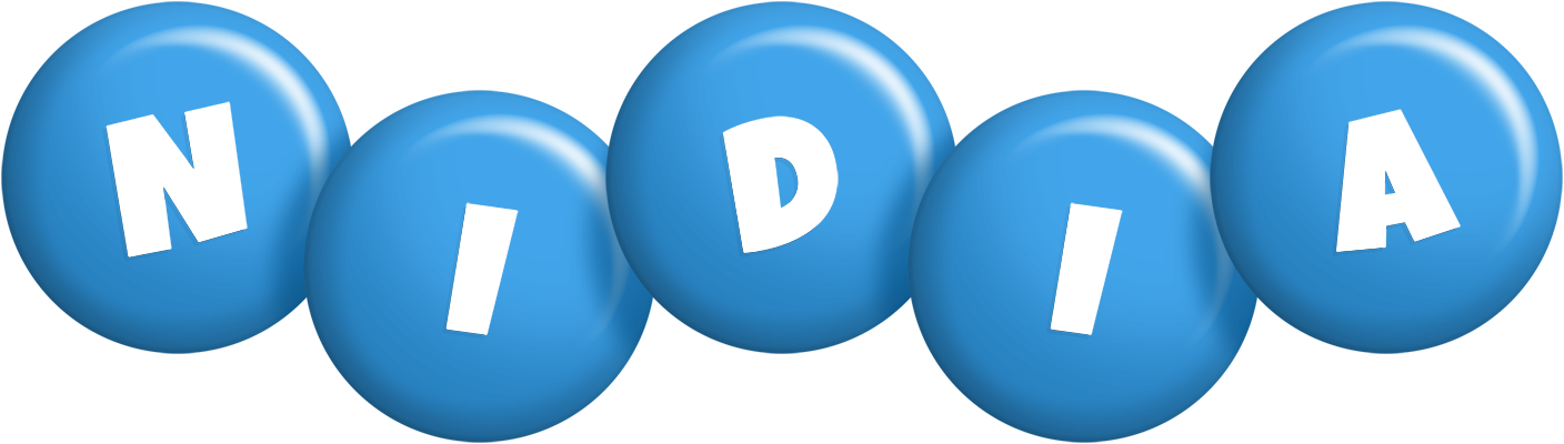 Nidia candy-blue logo