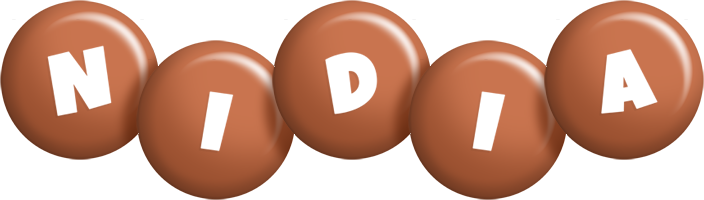 Nidia candy-brown logo