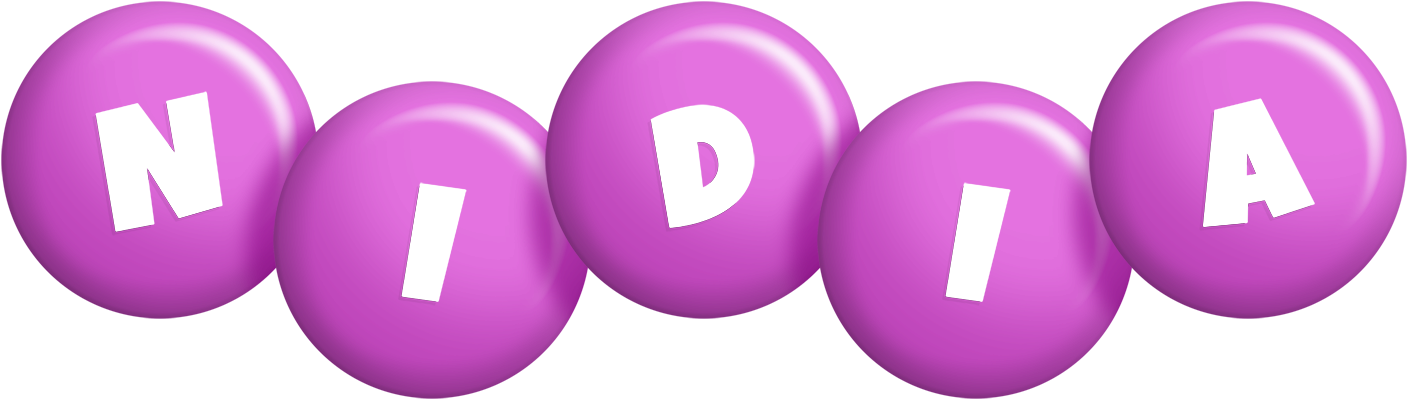 Nidia candy-purple logo