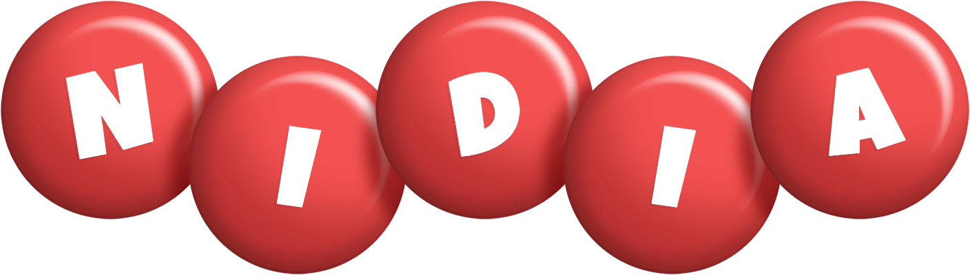 Nidia candy-red logo
