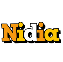 Nidia cartoon logo