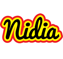 Nidia flaming logo