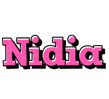 Nidia girlish logo