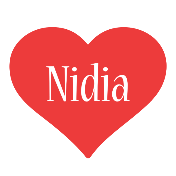 Nidia love logo