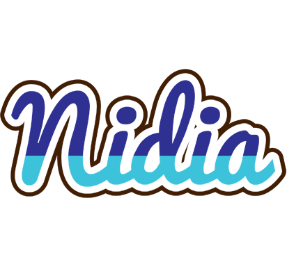 Nidia raining logo