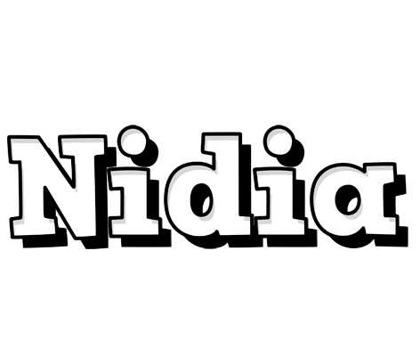 Nidia snowing logo