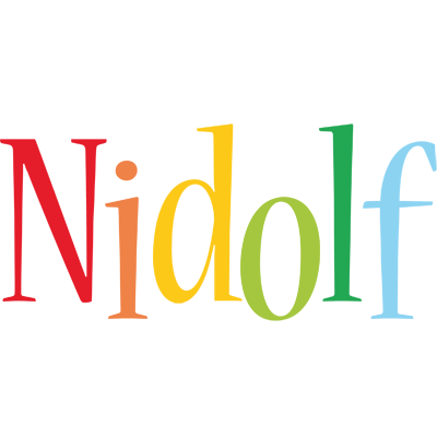 Nidolf birthday logo