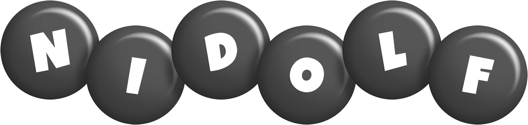Nidolf candy-black logo