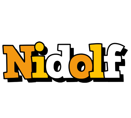 Nidolf cartoon logo