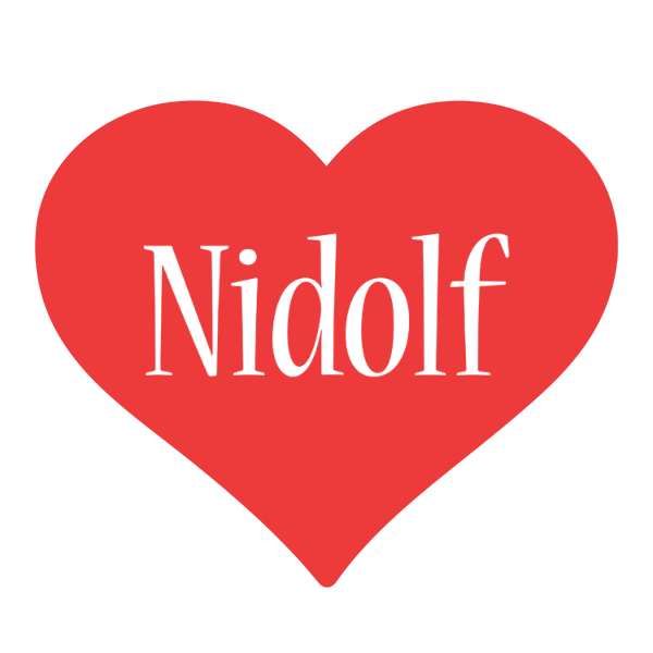 Nidolf love logo