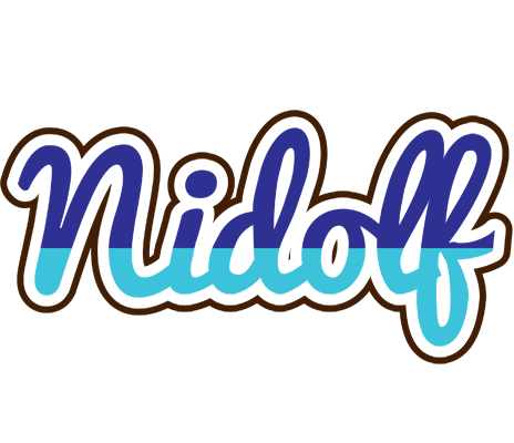 Nidolf raining logo