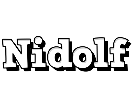 Nidolf snowing logo