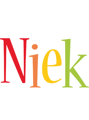 Niek birthday logo