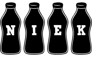 Niek bottle logo