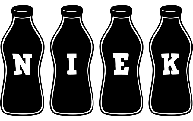 Niek bottle logo