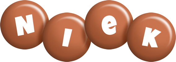 Niek candy-brown logo