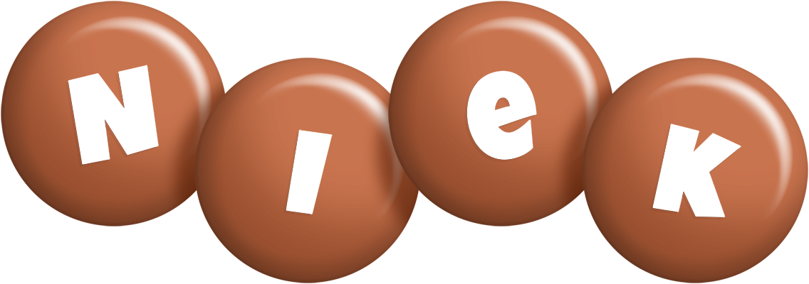 Niek candy-brown logo